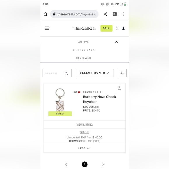 Vintage BURBERRY Nova Check Keychain or Purse Charm. Men's Women's - Picture 6 of 6